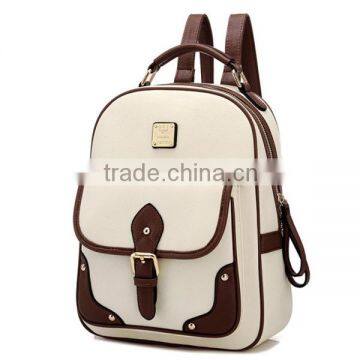 china wholesale girls leather backpack bags 2014