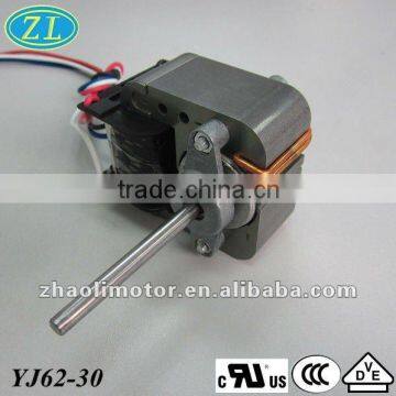 Motor electric Small powerful electric motors Shaded pole motorYJ62-30:120/220v, 50/60hz low rpm electric motors