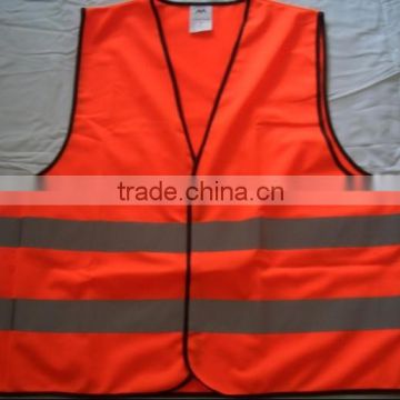 traffic police warning vest uniform with reflective tapes coveralls