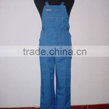 BLUE COLOR BIB PANT FOR EUR AND MID EAST MARKETING