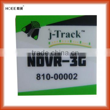 custom self adhesive Polyester material graphic overlays