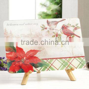 11"x15 "cm personal design tempered glass cutting boards