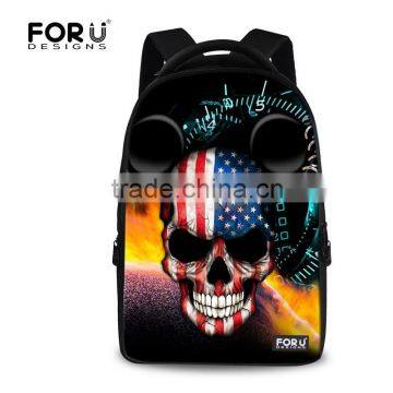 Novelty skull backpack,backpack school bag,color life backpack