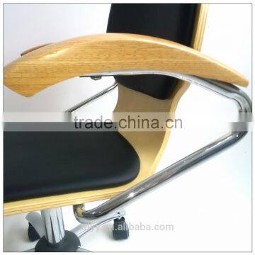 TDC-129 QVB HANGZHOU JIANDE TONGDA FIVE STAR BASE BENTWOOD SWIVEL CHAIR FOR OFFICE OFFCI CHAIR