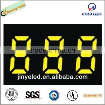 Yellow color 3 Digits LED Numeric Display