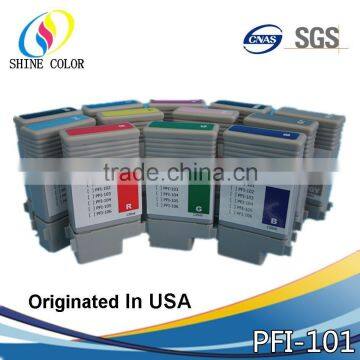 13ml PFI101 PFI 101 PFI-101 compatible ink cartridge for Canon IPF5000 Inkjet Top Quality