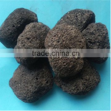 calcined lava stone for BBQ