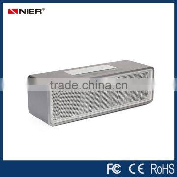 Cabineting and delicating new stylish mini bluetooth speaker aluminum alloy shell stainless steel net blue tooth speakers