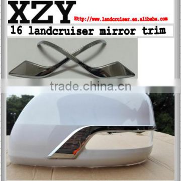 2016 land crusier chrome material side mirror trim for 2016 FJ200