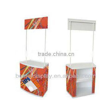 Portable ABS plastic trade show desk with high quality