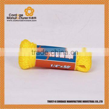 PP 8 carrier Hollow Braid Rope 1/4"