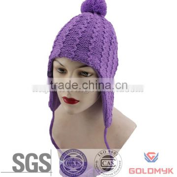 2014 Hot Sell Knitted Beanie Knitted Hat Acrylic Beanie