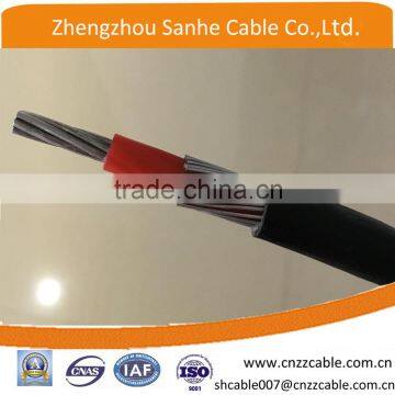 Conductor aluminum alloy 8000 Concentrico PVC cable 2x6mm2