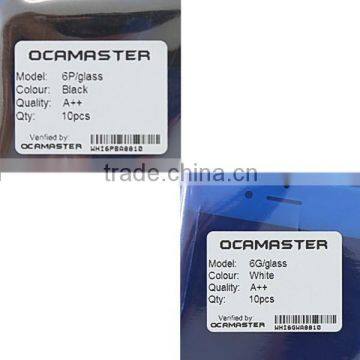 One-up Manufacture OCAmaster Stable Quality LCD Front Glass For IPhone LCD Refurbishing