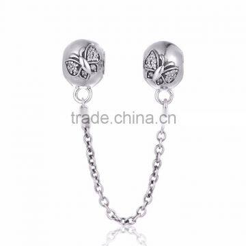 Fashionable Butterfly Pattern Design 925 Sterling Silver Charms Bracelet photo-6