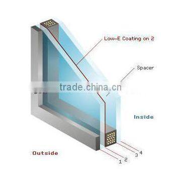 6mm low-E tempered glass