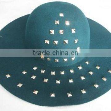 fashion wool felt floppy hat for women