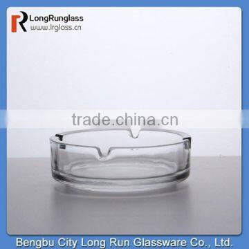 LongRun hotel accessories crystal glass round customer ashtray cigarettes glass ashtray