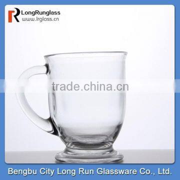 LongRun classical shape clear beer glass mug with heavy round bottom