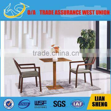 Hot sale small solid wood frame dining table