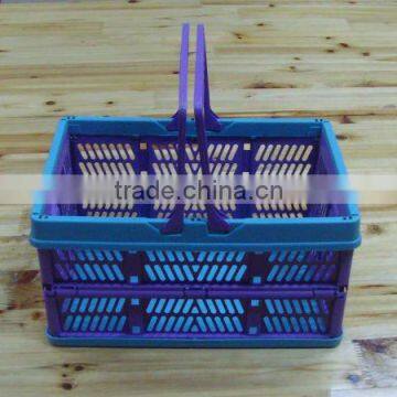 plastic folding basket