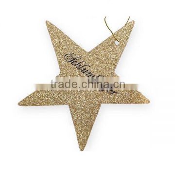 Custom Hang Tag for Clothing, Shining Star Cardboard Paper Garment Hang Tags