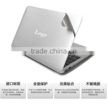 Matte finish luxury sticker skin for macbook vinyl sticker decal with logo cutout