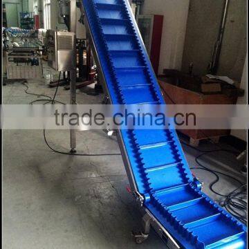 food grade PVC belt lift conveyor for snack food