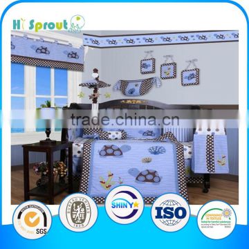 2015new design lovely kids cartoon baby bedding set