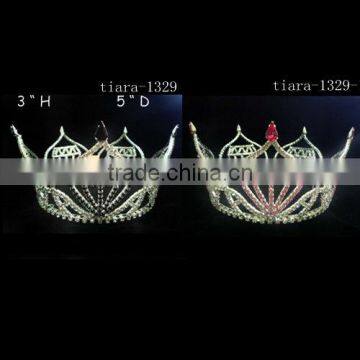 diamond shaped fully round tiara