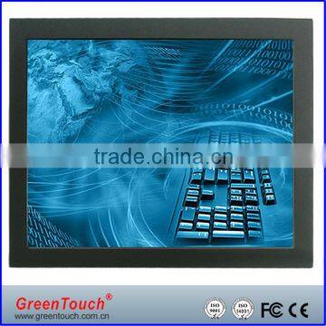 23.6 inch Open Frame industrial LCD Monitor, water proof outdoor infrared touch screen monitor