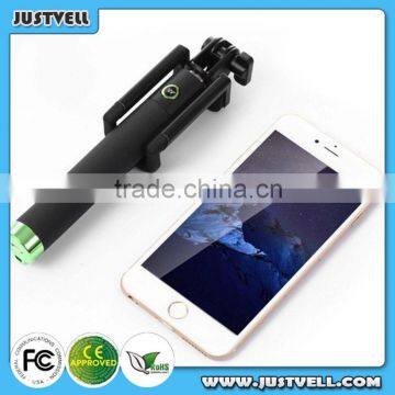 Colorful Wireless Monopod Bluetooth Selfie Stick /wireless Selfie Stick /foldable Selfie Stick