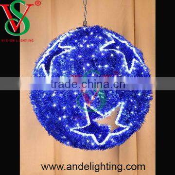 Christmas decoration holiday garland ball light LED 3D motif light