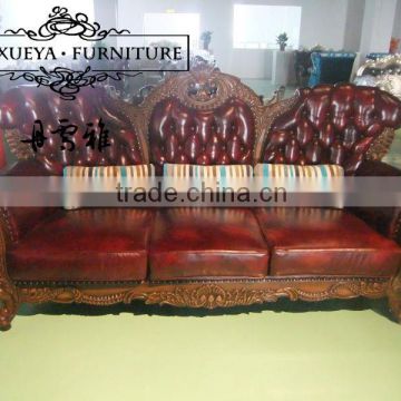 Popular Germany Living Room Leather Sofa