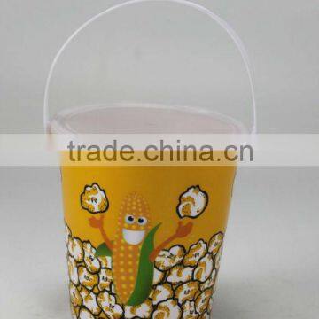 Plastic Popcorn tub with lid and cover