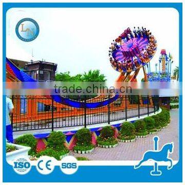 Children outdoor games amusement park ufo crazy/flying ufo ride for sale