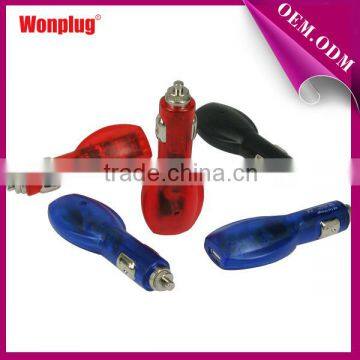 2014 guangzhou wohlesales colorful car and wall charger with CE EMC ROHS Approved