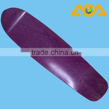 8x31inch Stained Purple Canadian Maple Skateboard