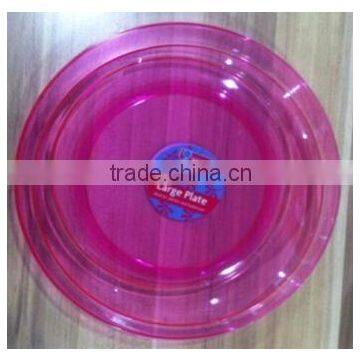 PS large plate 10 inch round 25cm plastic #TG20130