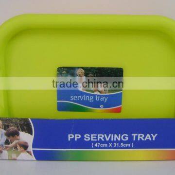 Plastic rect. plate Serving tray Serving platter 46.5x31cm #TG1007EG