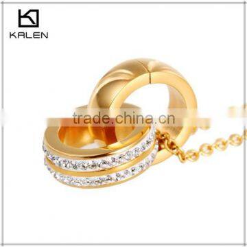 Golden Circle Pendant Charms Meaning