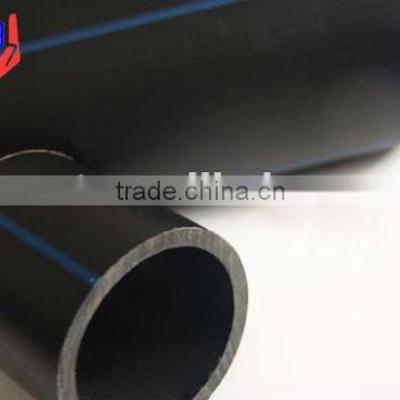 HDPE pipe pe 100 with blue strips