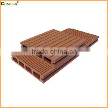 Hot sale UV resistance wpc deck extruded wood plastic composite decking