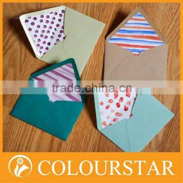 wholesale with good price for recyclable colorful packing list envelope