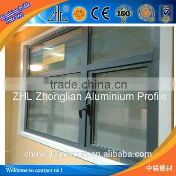 Popular!!! aluminium powder coated profiles for windows with best factory price per kg in dali town, foshan city