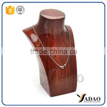 Customized and design wooden tall necklace display stand