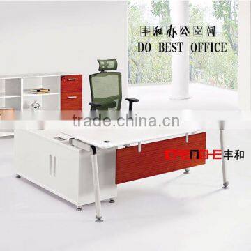 Modern office furniture design for white manager office table