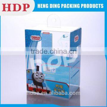 recyclable clear pvc packaging boxes custom logo