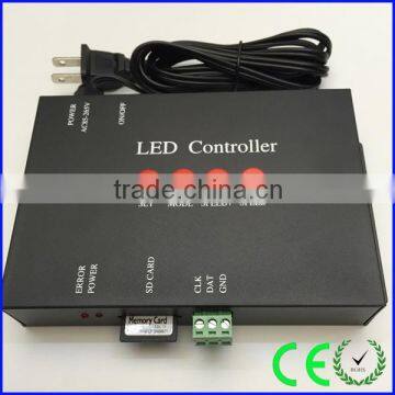 hot sale full color sd card programmable t-1000b led controller