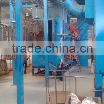 Q38 hanger chain type shot blasting machine/remove rust equipment/remove rust equipment/rust removal abrasive tools/